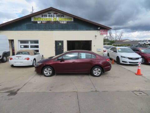 2015 Honda Civic for sale at Jefferson St Motors in Waterloo IA