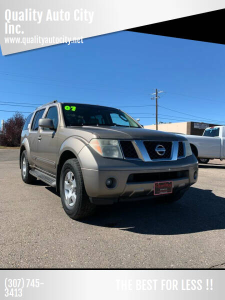 2007 Nissan Pathfinder for sale at Quality Auto City Inc. in Laramie WY