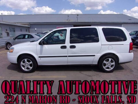 2007 Chevrolet Uplander for sale at Quality Automotive in Sioux Falls SD