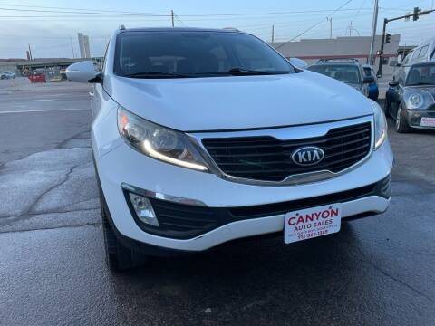 2013 Kia Sportage for sale at Canyon Auto Sales LLC in Sioux City IA