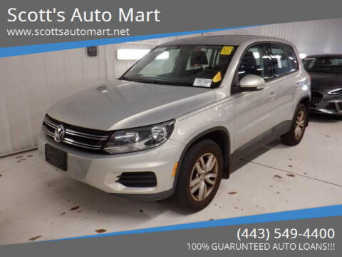 2014 Volkswagen Tiguan for sale at Scott's Auto Mart in Dundalk MD