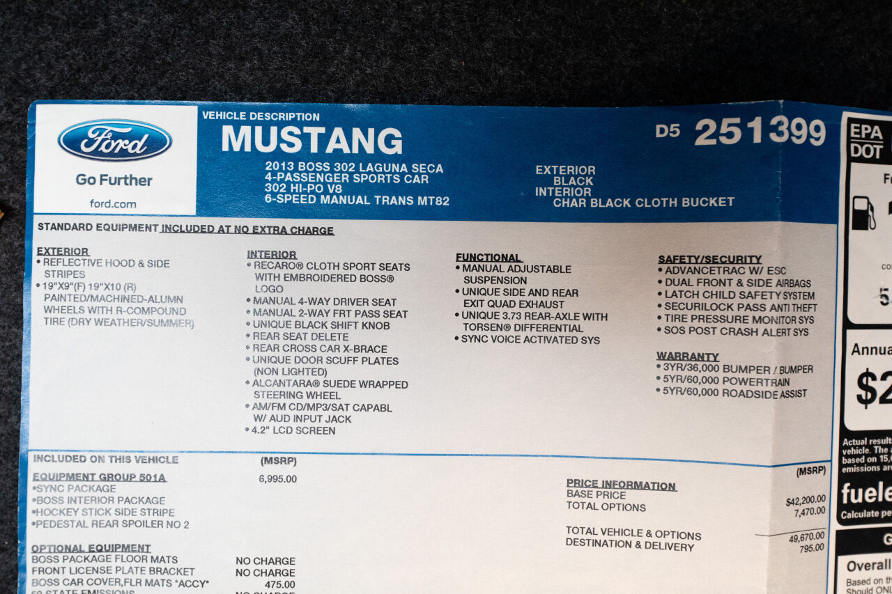 2013 Ford Mustang Boss 302 131