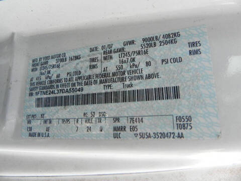 2007 Ford E-Series E-250