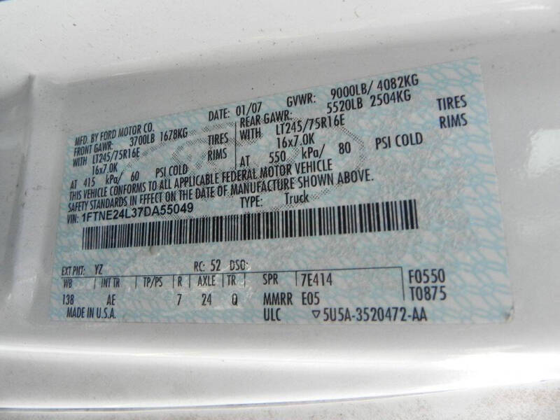 2007 Ford E-Series E-250