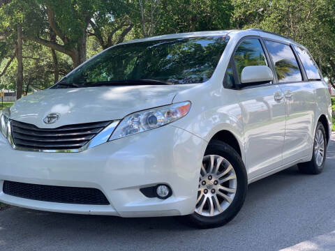 2017 Toyota Sienna for sale at HIGH PERFORMANCE MOTORS in Hollywood FL