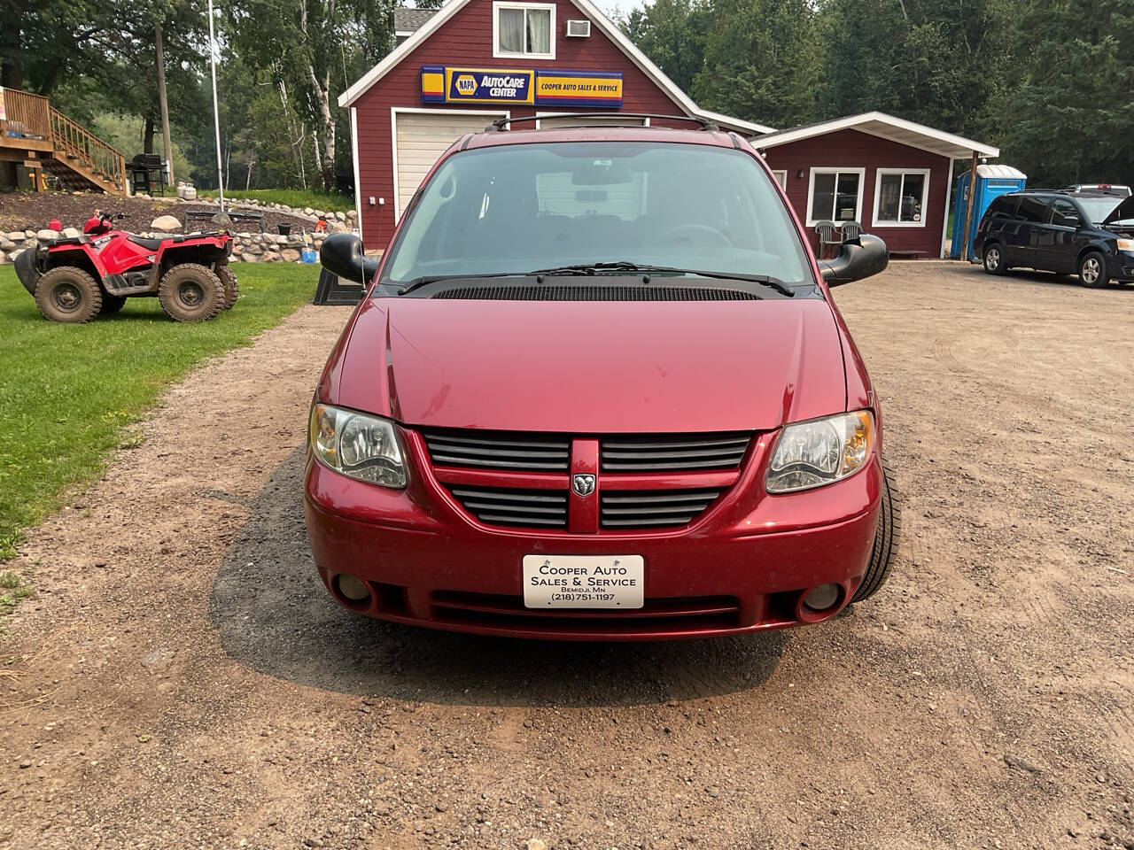 Red 2007 Dodge Grand Caravan SXT SXT 4dr Extended Mini-Van 6
