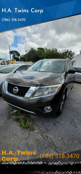 2015 Nissan Pathfinder for sale at H.A. Twins Corp in Miami FL