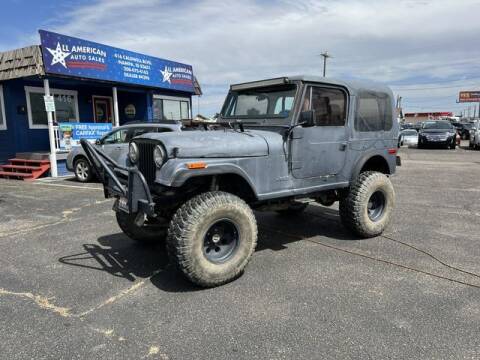 1979 Jeep CJ-7 Utility for sale at All American Auto Sales LLC in Nampa ID