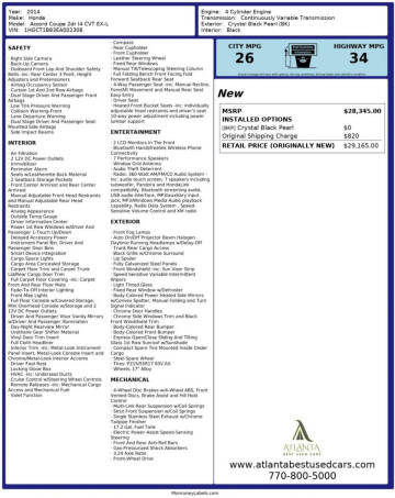 2014 Honda Accord EX-L