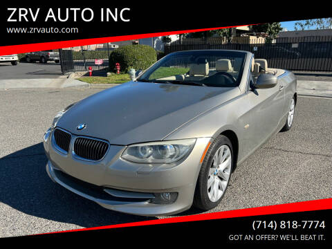 2011 BMW 3 Series for sale at ZRV AUTO INC in Brea CA