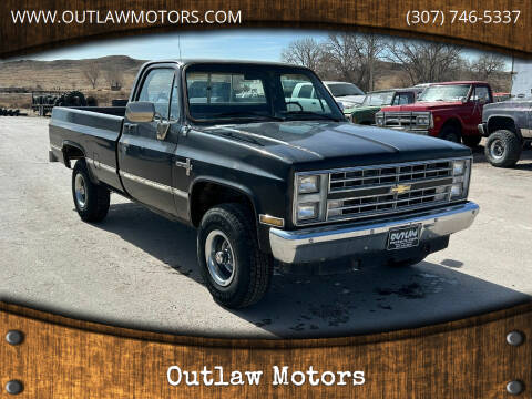 1985 Chevrolet C/K 10 Series for sale at Outlaw Motors in Newcastle WY