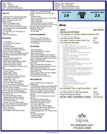 2019 Porsche Cayenne