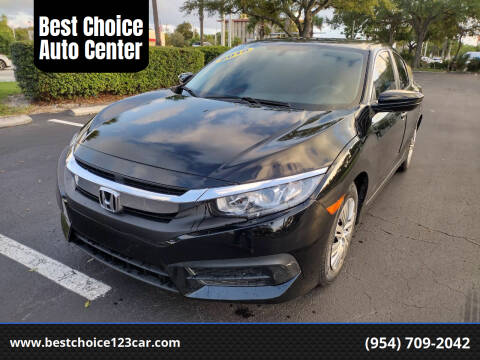 2018 Honda Civic for sale at Best Choice Auto Center in Hollywood FL