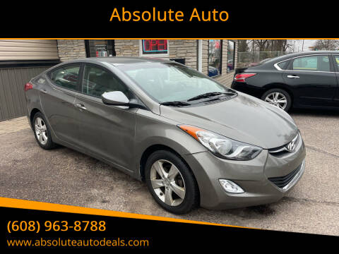 2013 Hyundai Elantra for sale at Absolute Auto in Baraboo WI