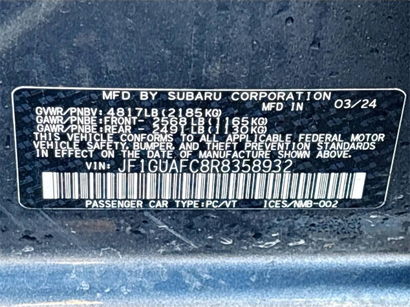 2024 Subaru Impreza Sport