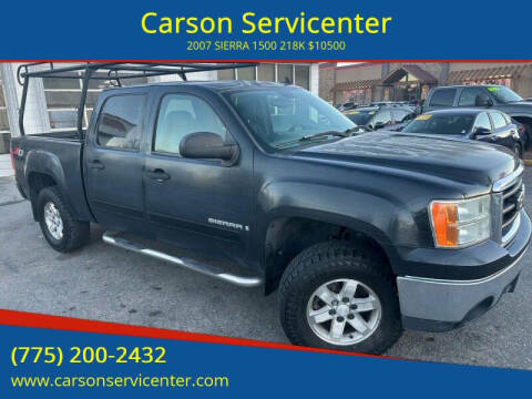 2007 GMC Sierra 1500 for sale at Carson Servicenter in Carson City NV