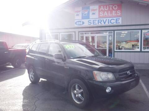 2001 Toyota Highlander for sale at 777 Auto Sales and Service in Tacoma WA
