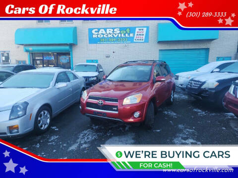 2010 Toyota RAV4 for sale at Cars Of Rockville in Rockville MD