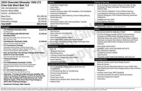 2025 Chevrolet Silverado 1500