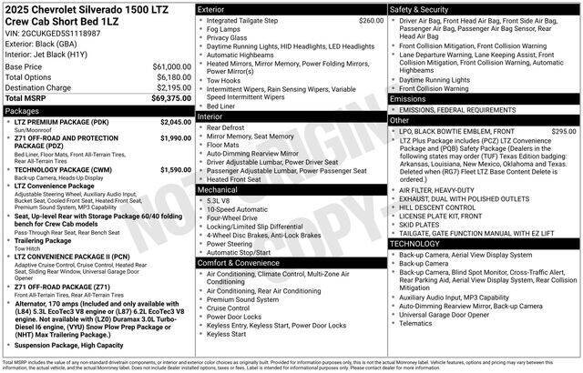 2025 Chevrolet Silverado 1500