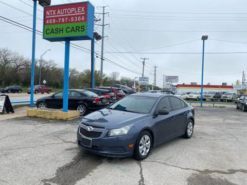 2013 Chevrolet Cruze for sale at NTX Autoplex in Garland TX