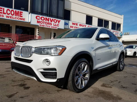 2015 BMW X4 for sale at Convoy Motors LLC in National City CA