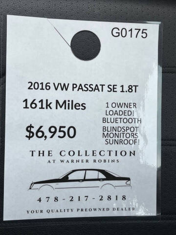 2016 Volkswagen Passat 1.8T SE