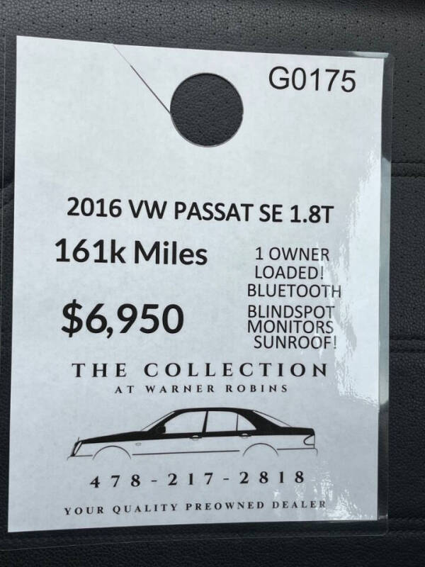 2016 Volkswagen Passat 1.8T SE