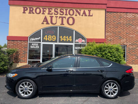 2017 Ford Fusion for sale at Professional Auto Sales & Service in Fort Wayne IN