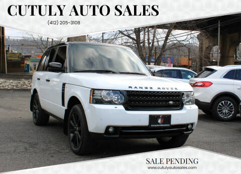 2012 Land Rover Range Rover for sale at Cutuly Auto Sales in Pittsburgh PA