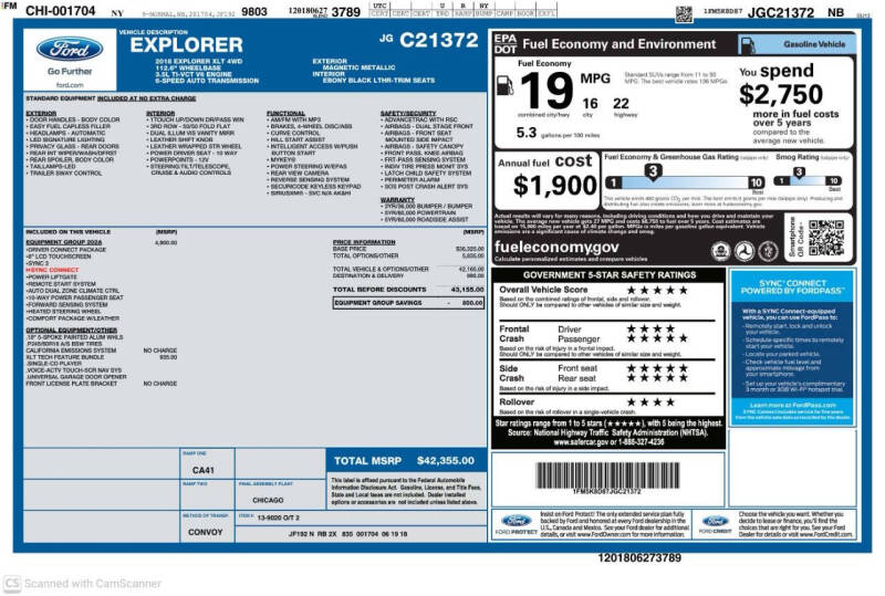 2018 Ford Explorer XLT