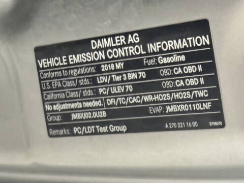 2018 Mercedes-Benz CLA CLA 250