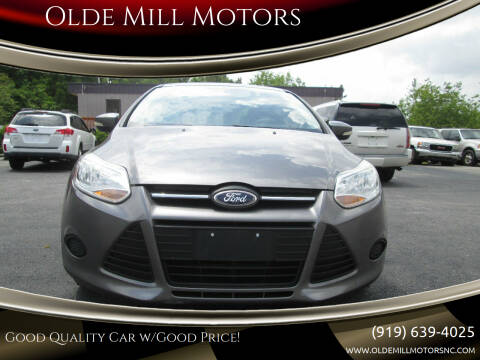 2014 Ford Focus for sale at Olde Mill Motors in Angier NC