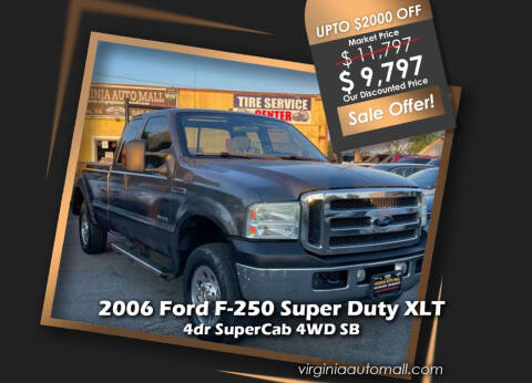 2006 Ford F-250 Super Duty for sale at Virginia Auto Mall in Woodford VA