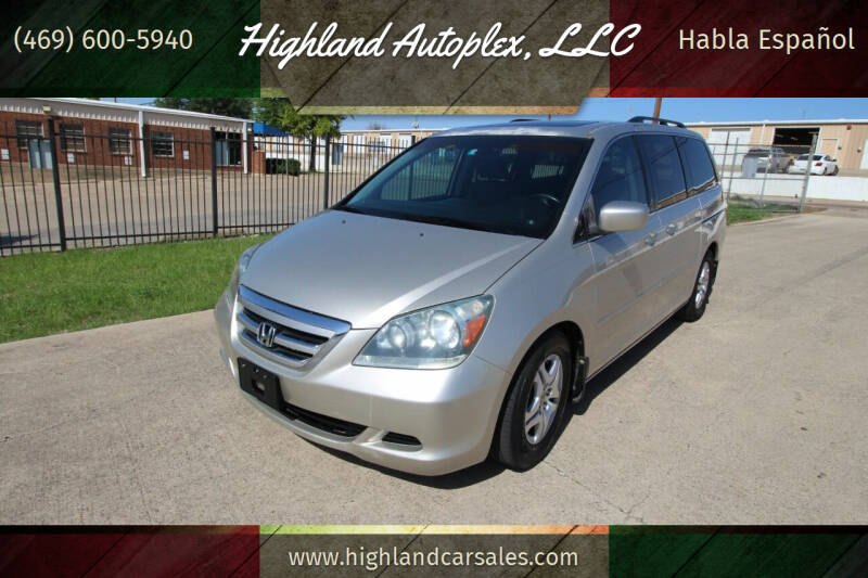 2007 Honda Odyssey for sale at Highland Autoplex, LLC in Dallas TX