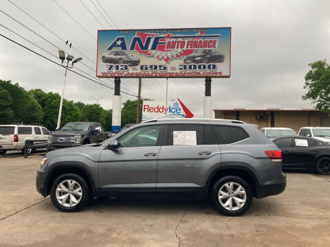 2018 Volkswagen Atlas for sale at ANF AUTO FINANCE in Houston TX