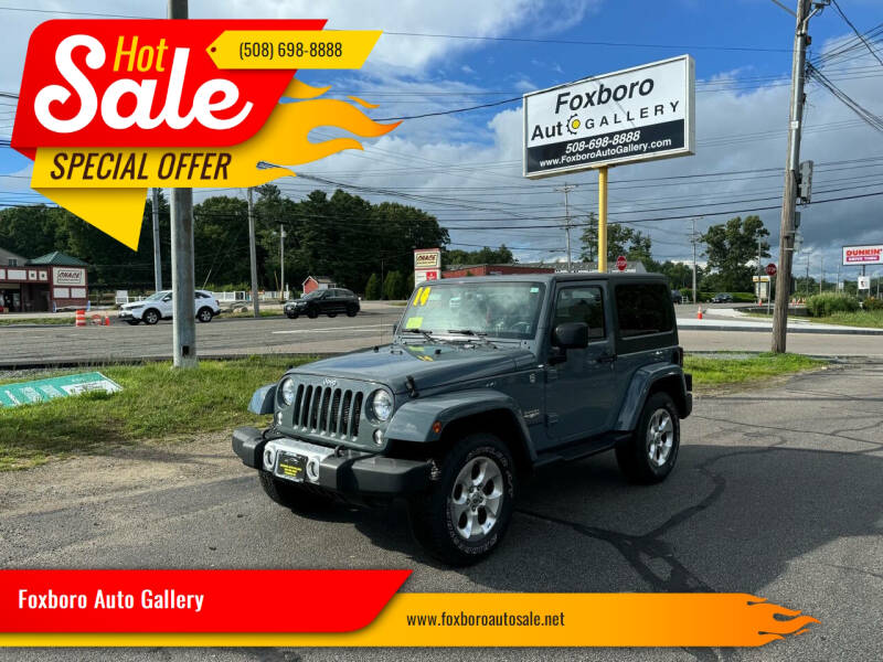 2014 Jeep Wrangler for sale at Foxboro Auto Gallery in Foxboro MA