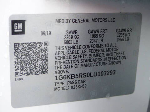 2020 Cadillac CT6 3.6L Luxury