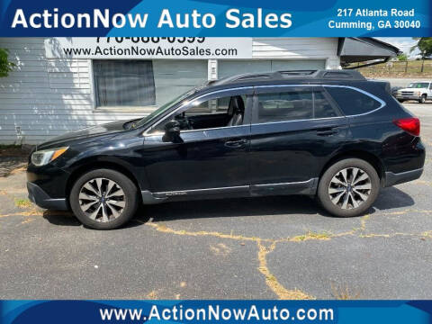2015 Subaru Outback for sale at ACTION NOW AUTO SALES in Cumming GA