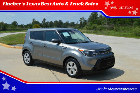 2016 Kia Soul for sale at Fincher's Texas Best Auto & Truck Sales in Tomball TX