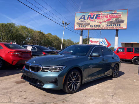 2019 BMW 3 Series for sale at ANF AUTO FINANCE in Houston TX