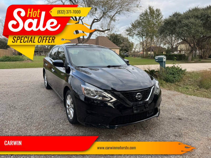 2019 Nissan Sentra for sale at CARWIN in Katy TX