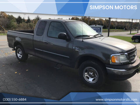 2003 Ford F-150 for sale at SIMPSON MOTORS in Youngstown OH