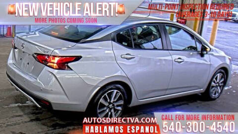 2021 Nissan Versa for sale at Autos Direct Manassas in Manassas VA
