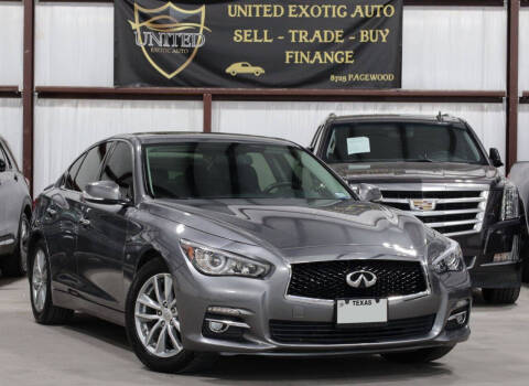 2014 Infiniti Q50 for sale at United Exotic Auto in Houston TX