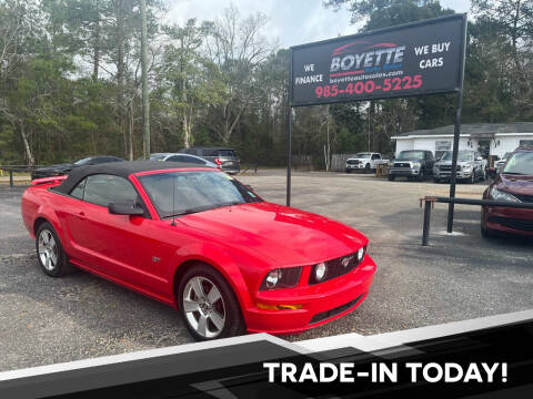 2007 Ford Mustang for sale at Boyette Auto Sales in Covington LA