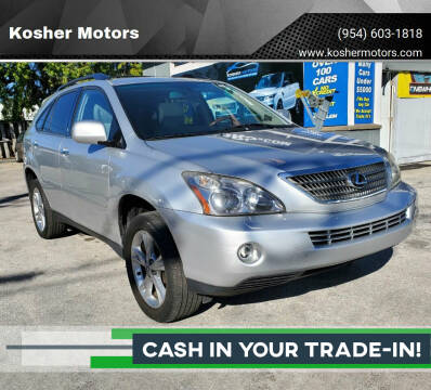2008 Lexus RX 400h for sale at Kosher Motors in Hollywood FL