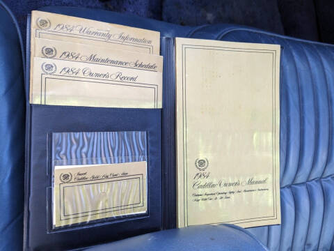 1984 Cadillac DeVille