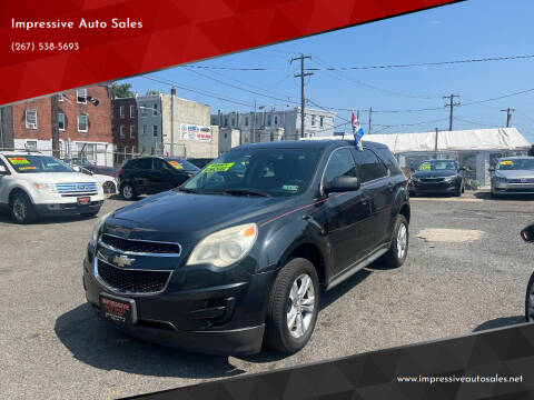 2012 Chevrolet Equinox for sale at Impressive Auto Sales in Philadelphia PA