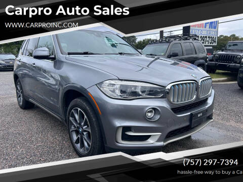 2018 BMW X5 for sale at Carpro Auto Sales in Chesapeake VA